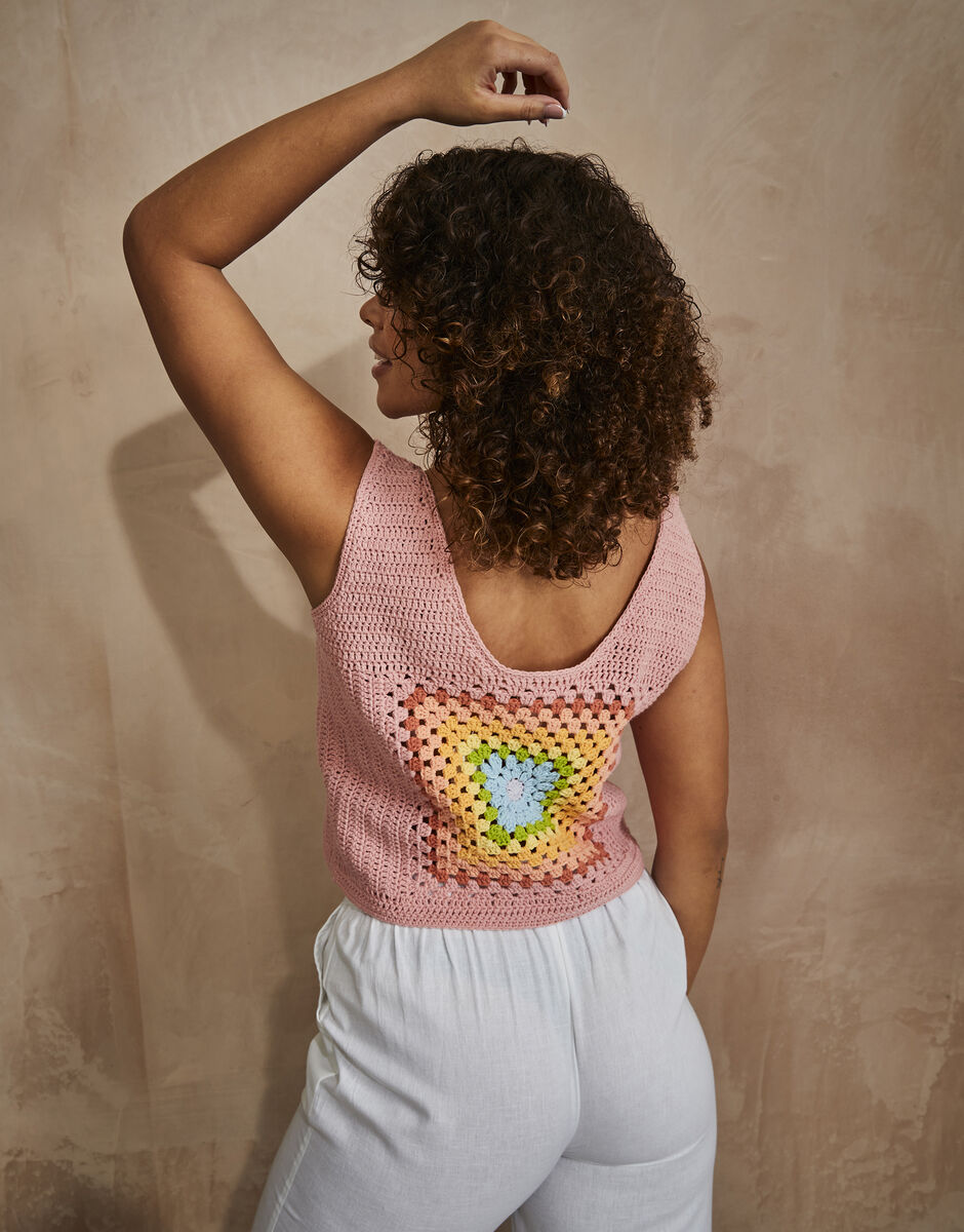 Crochet Metro Square Top in Sirdar Stories DK 10743