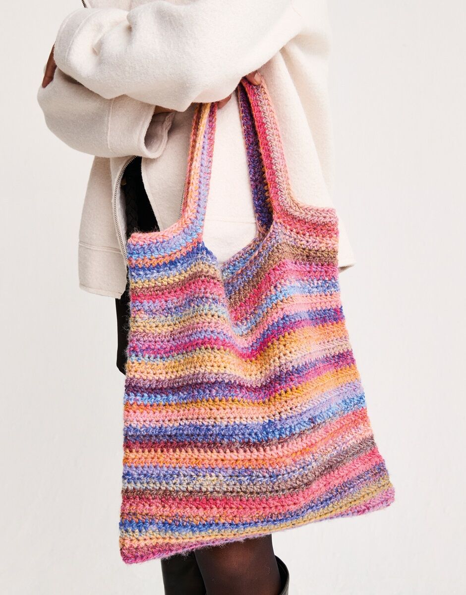 Crochet Crystal Bag in Sirdar Jewelspun with Wool Chunky 10810