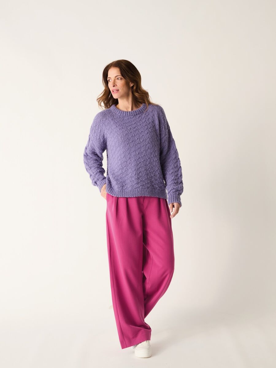 Soft Cable Sweater in Sirdar Soft Down (10881)