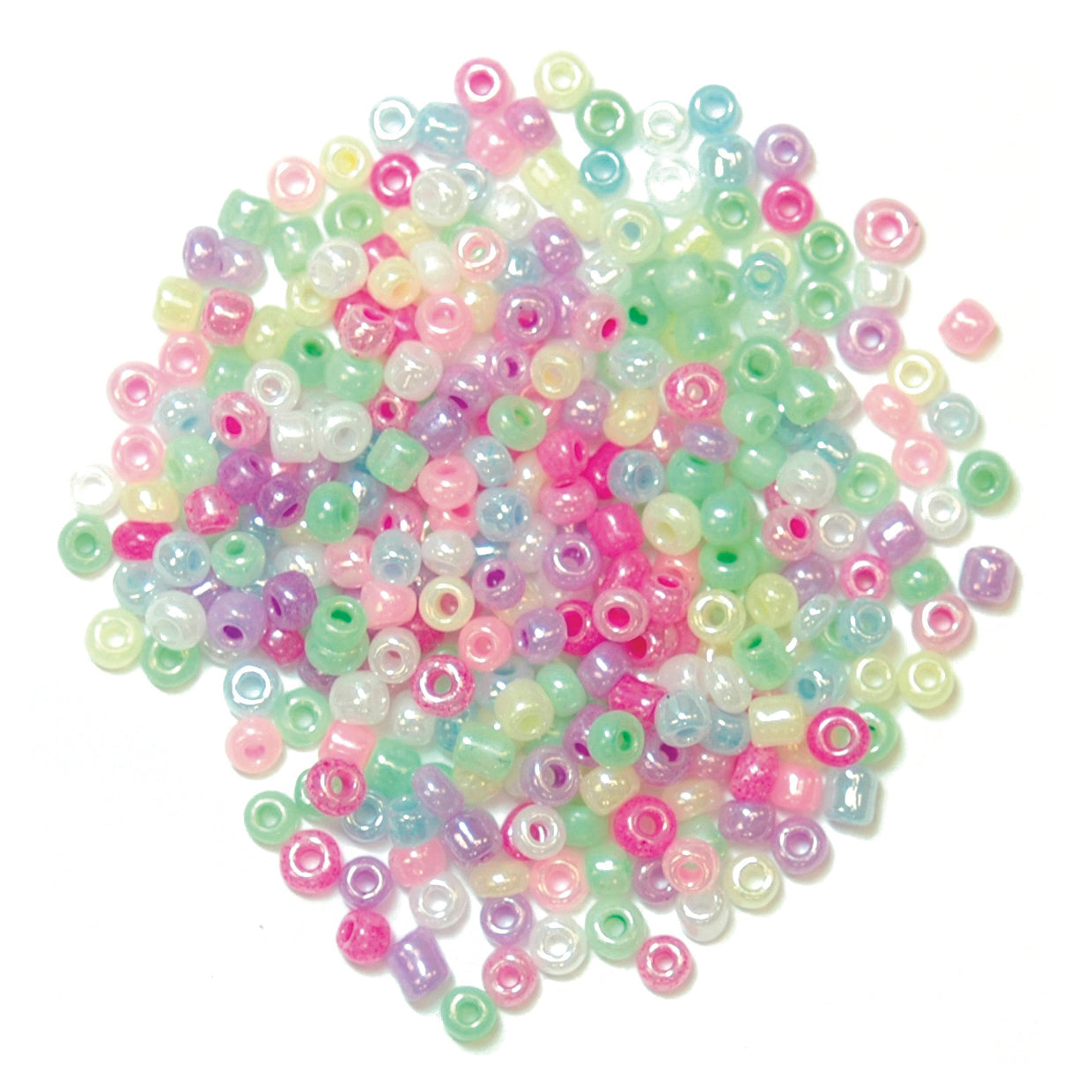 Trimits 2mm Seed Beads: Pastel Multicoloured