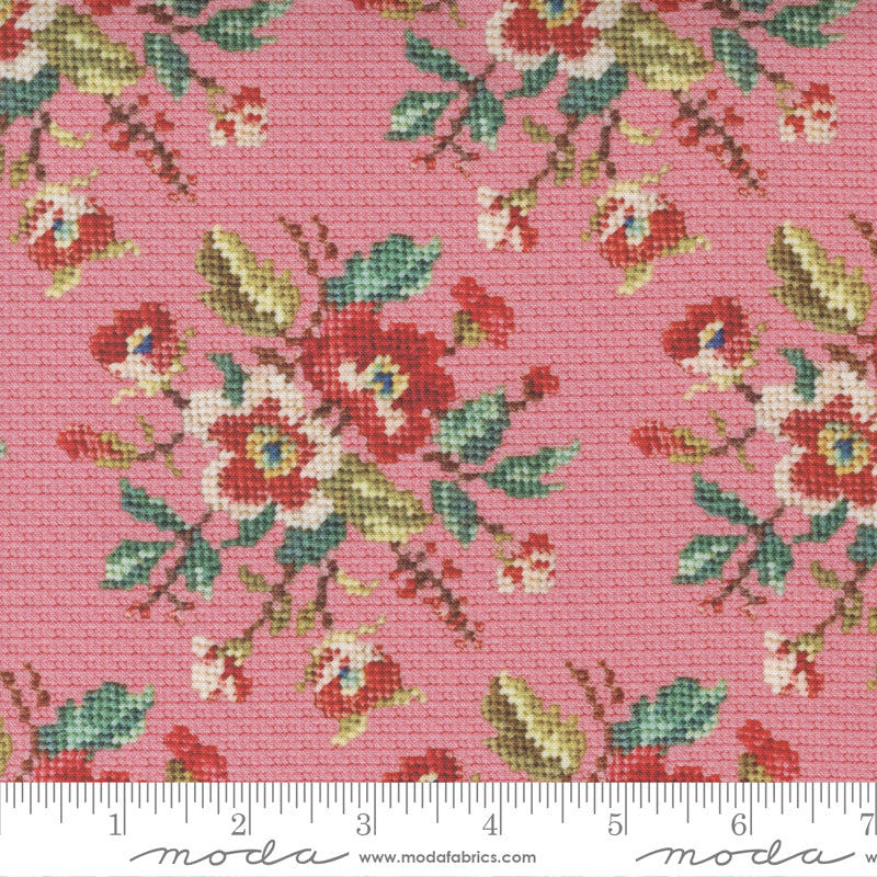 Leather & Lace and Amazing Grace by Cathe Holden for Moda Fabrics: Needlepoint - Petal (7402-12)