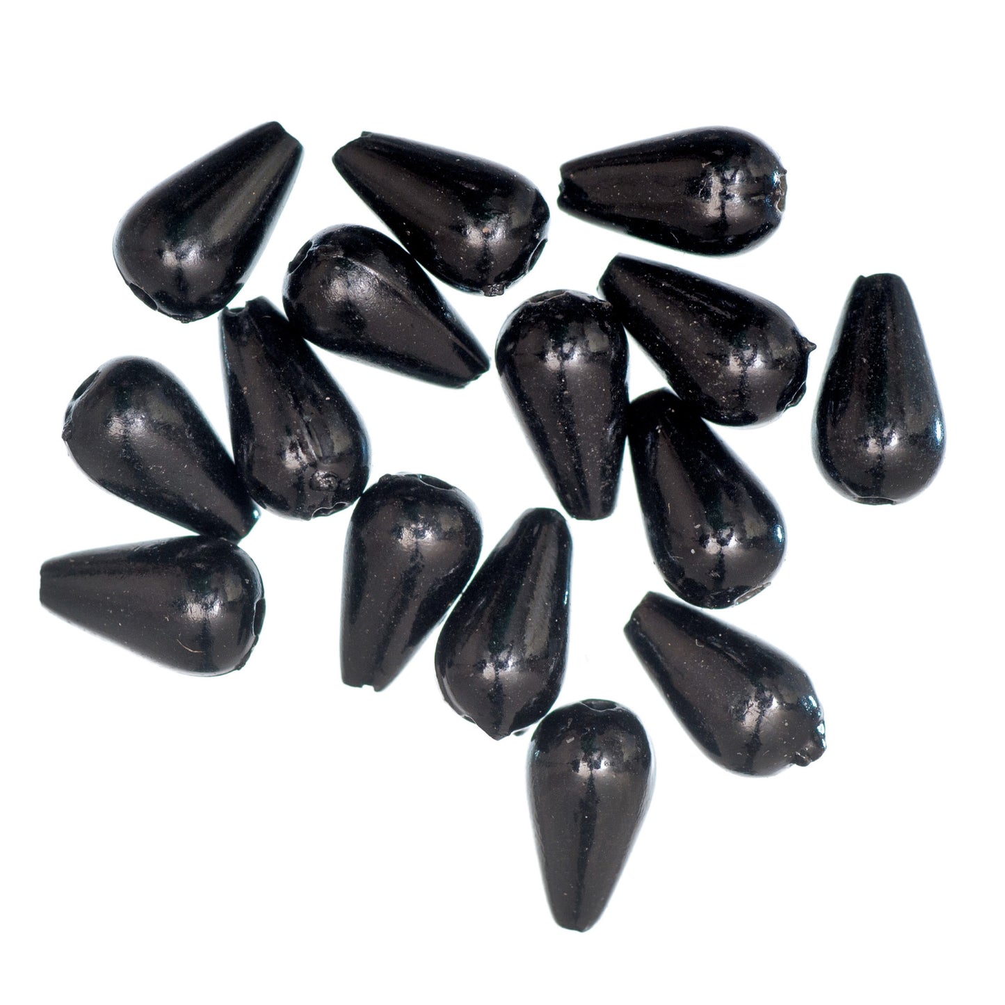 Trimits Pearl Drop Beads 6mm x 9mm: Black