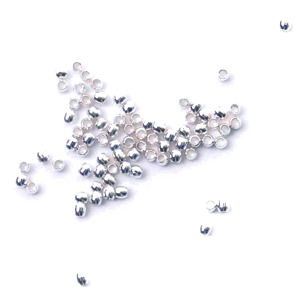 Trimits Crimp Beads 2mm: Silver
