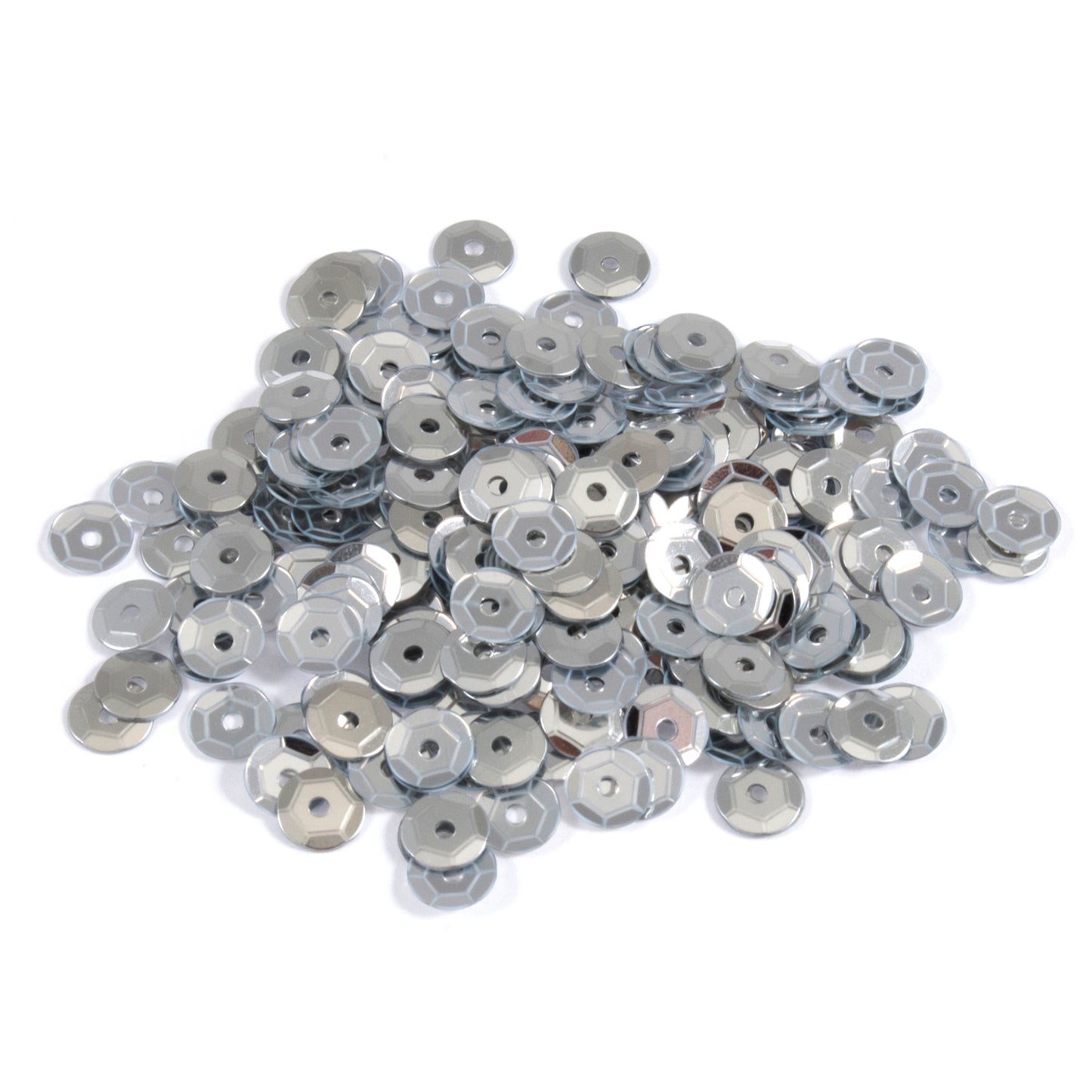 Trimits Cup Sequins 5mm: Silver