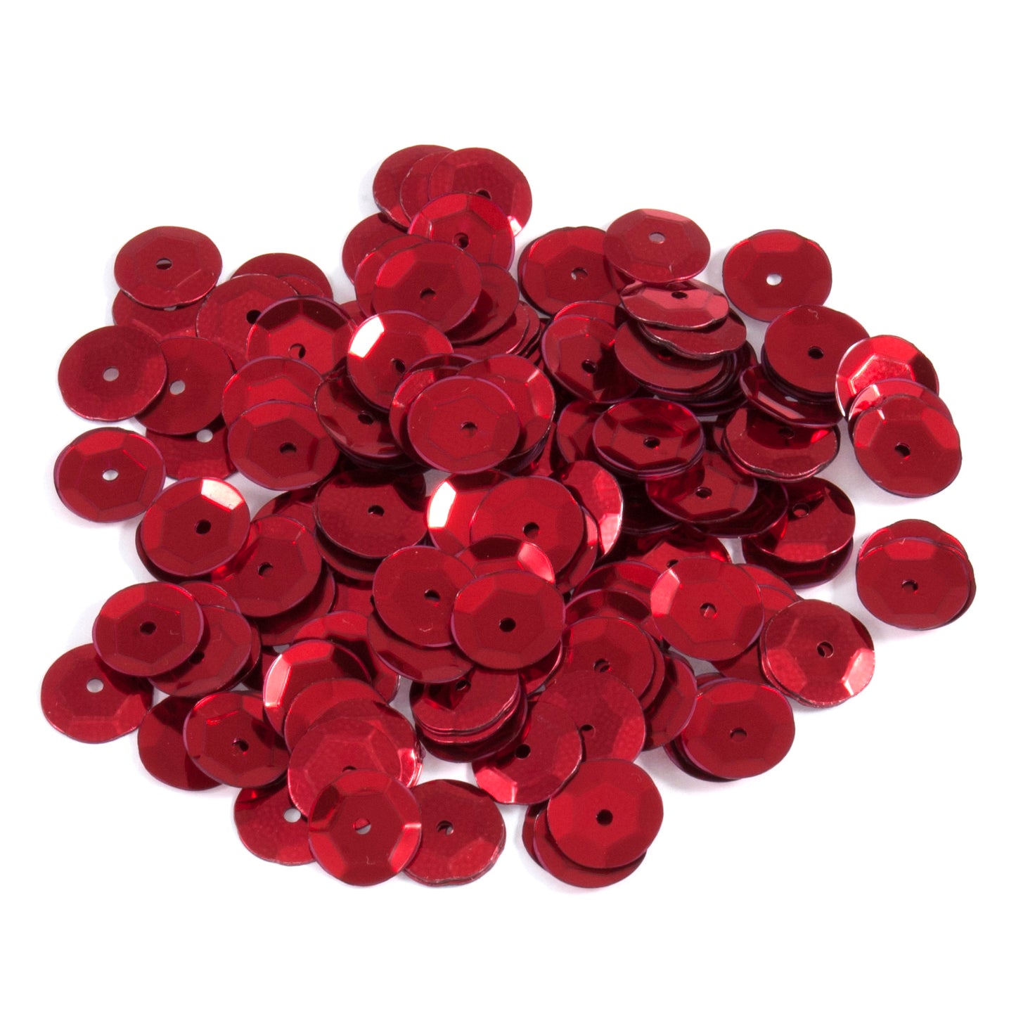 Trimits Cup Sequins 8mm: Red
