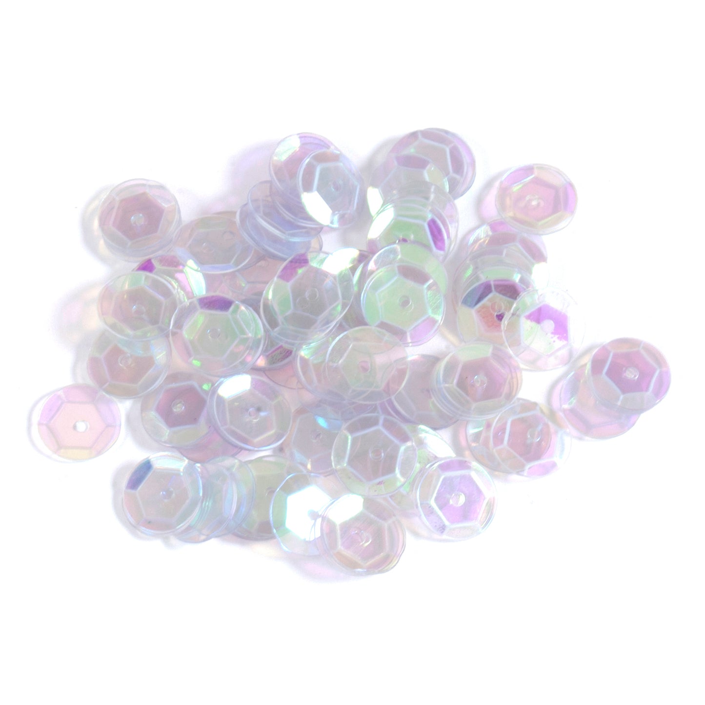 Trimits Cup Sequins 8mm: Transparent