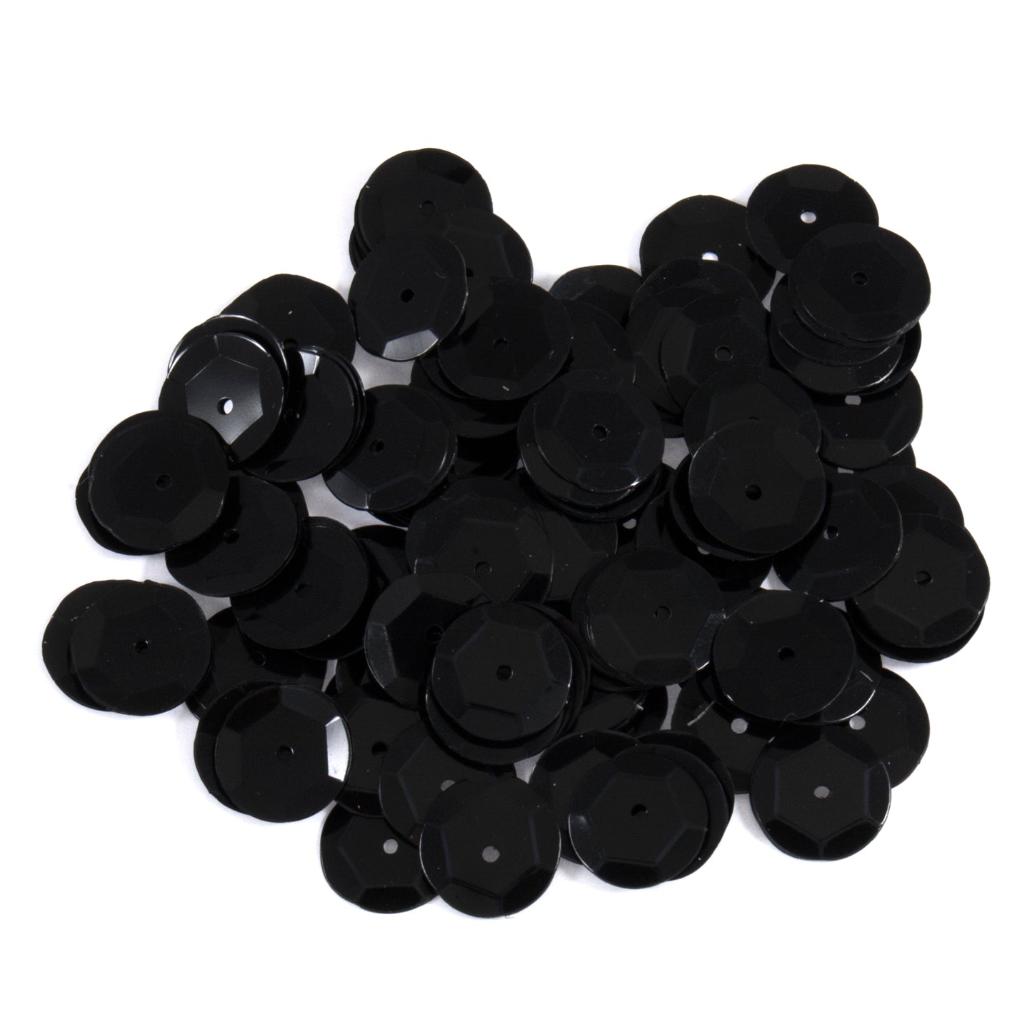 Trimits Cup Sequins 10mm: Black