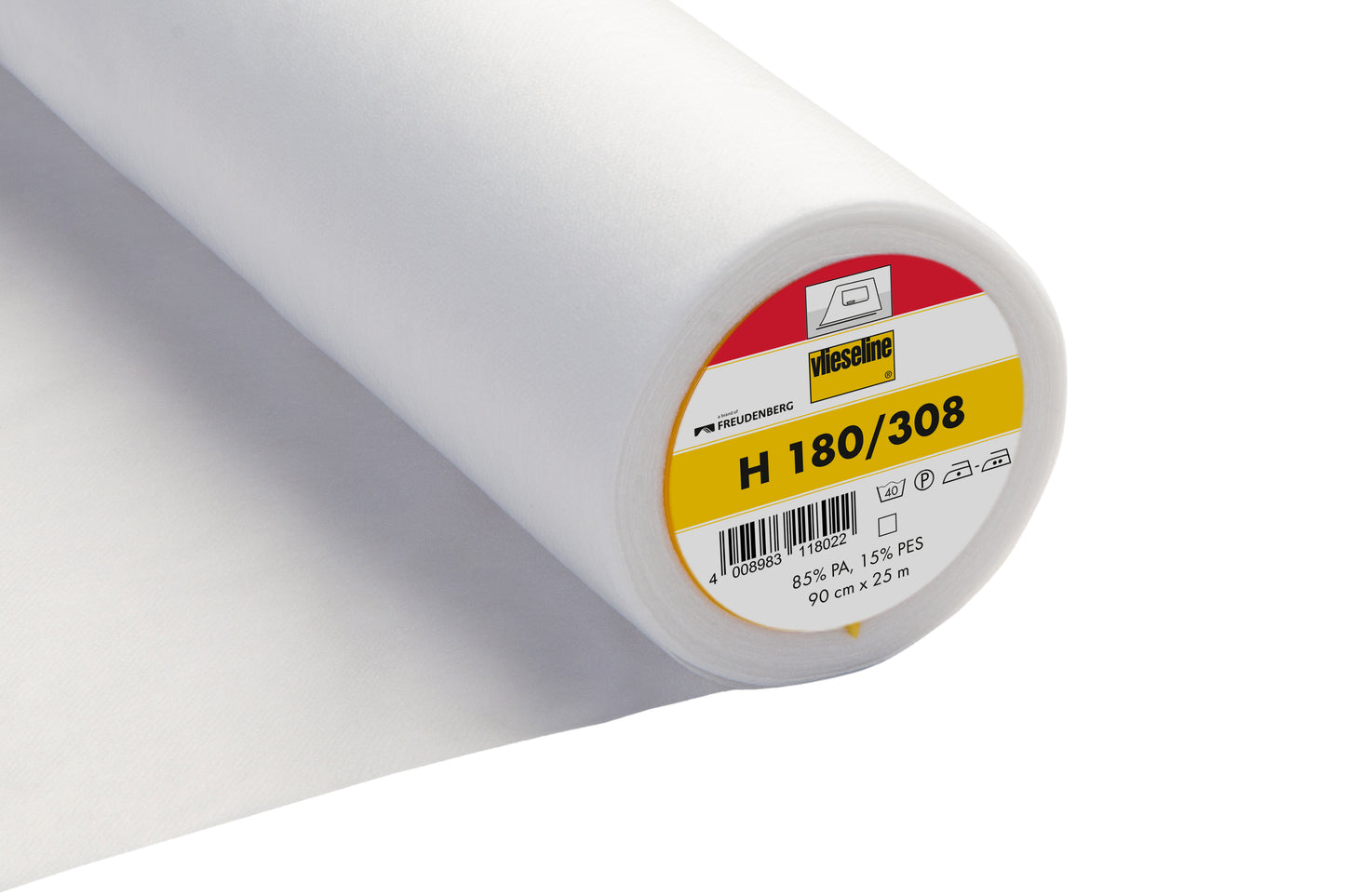 Vilene EasyFuse Iron-on Light Ultrasoft Interfacing (H180/308) 90cm: White
