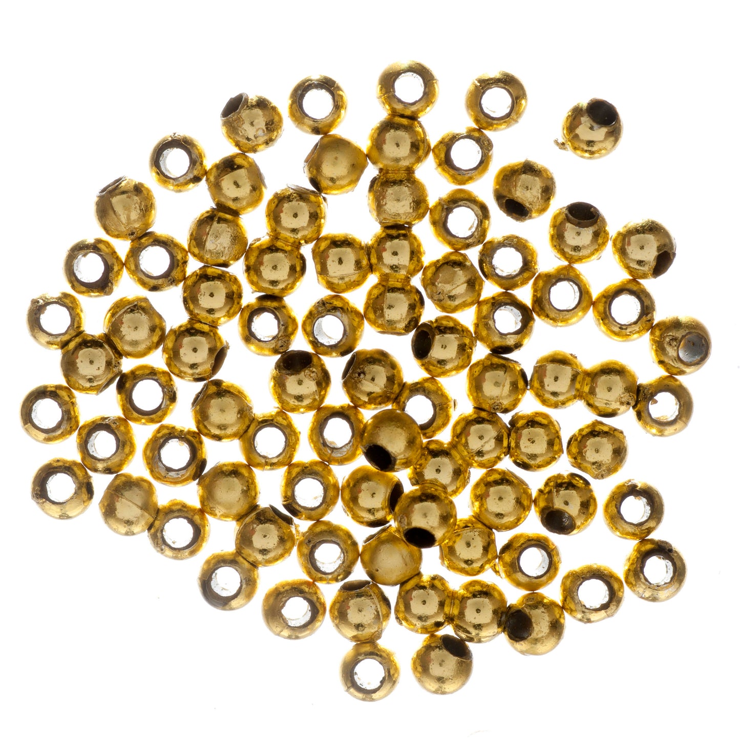 Trimits Plated Beads 3mm: Gold