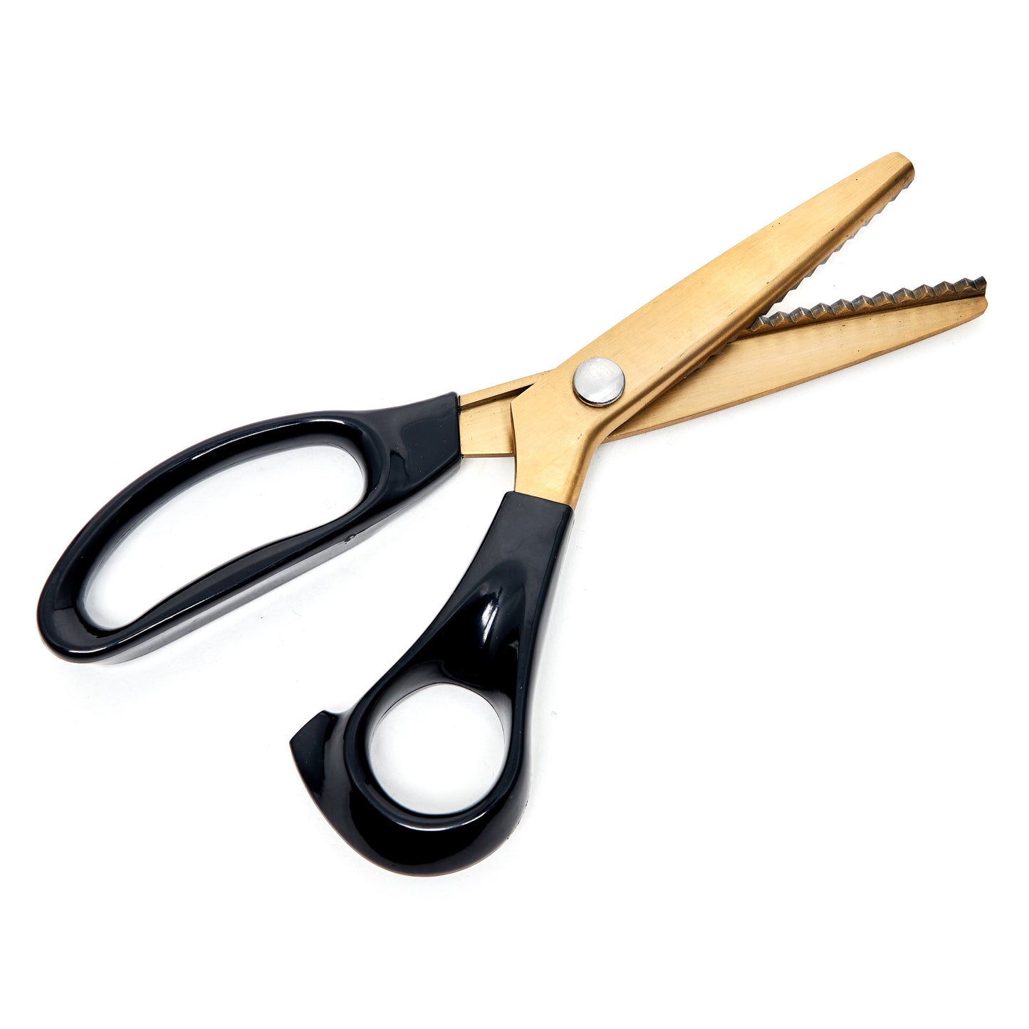 Hemline Pinking Shears 23.5cm or 9.25in: Brushed Gold