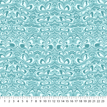 Dreamscape by Josephine Kimberling for Figo Fabrics: Marbleous - Mint (90571-60)
