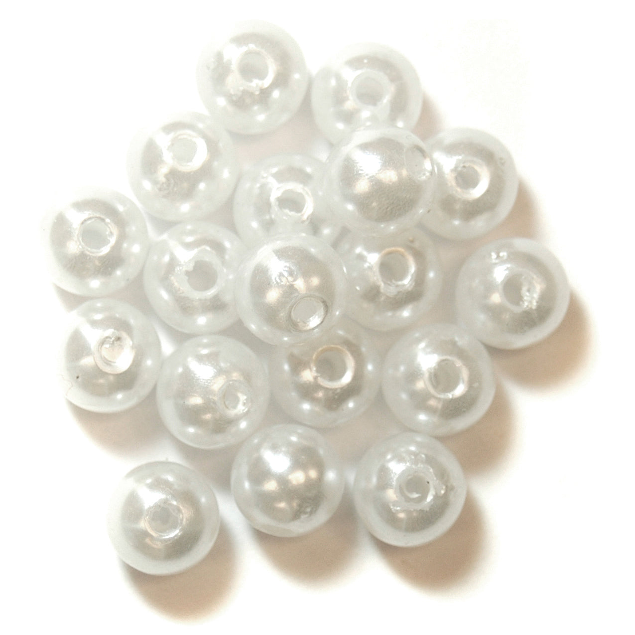 Trimits Extra Value Pearl Beads 8mm: White