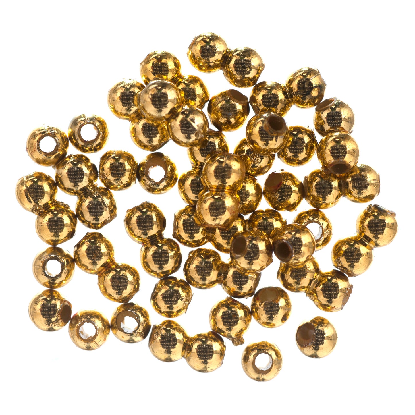 Trimits Extra Value Plated Beads 4mm: Gold