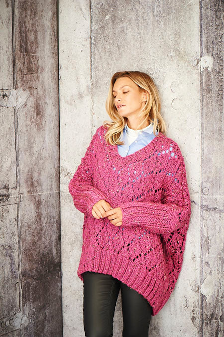 Sweater and Poncho in Stylecraft Special XL Tweed 9807