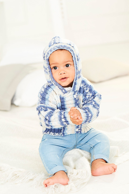 Sweater and Hoodie in Stylecraft Bambino Prints DK 9841