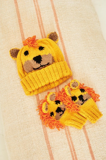 Rory the Lion Toy, Hat and Mittens in Stylecraft Bellissima and Special DK 9868
