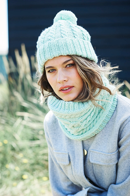 Cardigan, Snood and Hat in Stylecraft Special Aran with Wool 9894