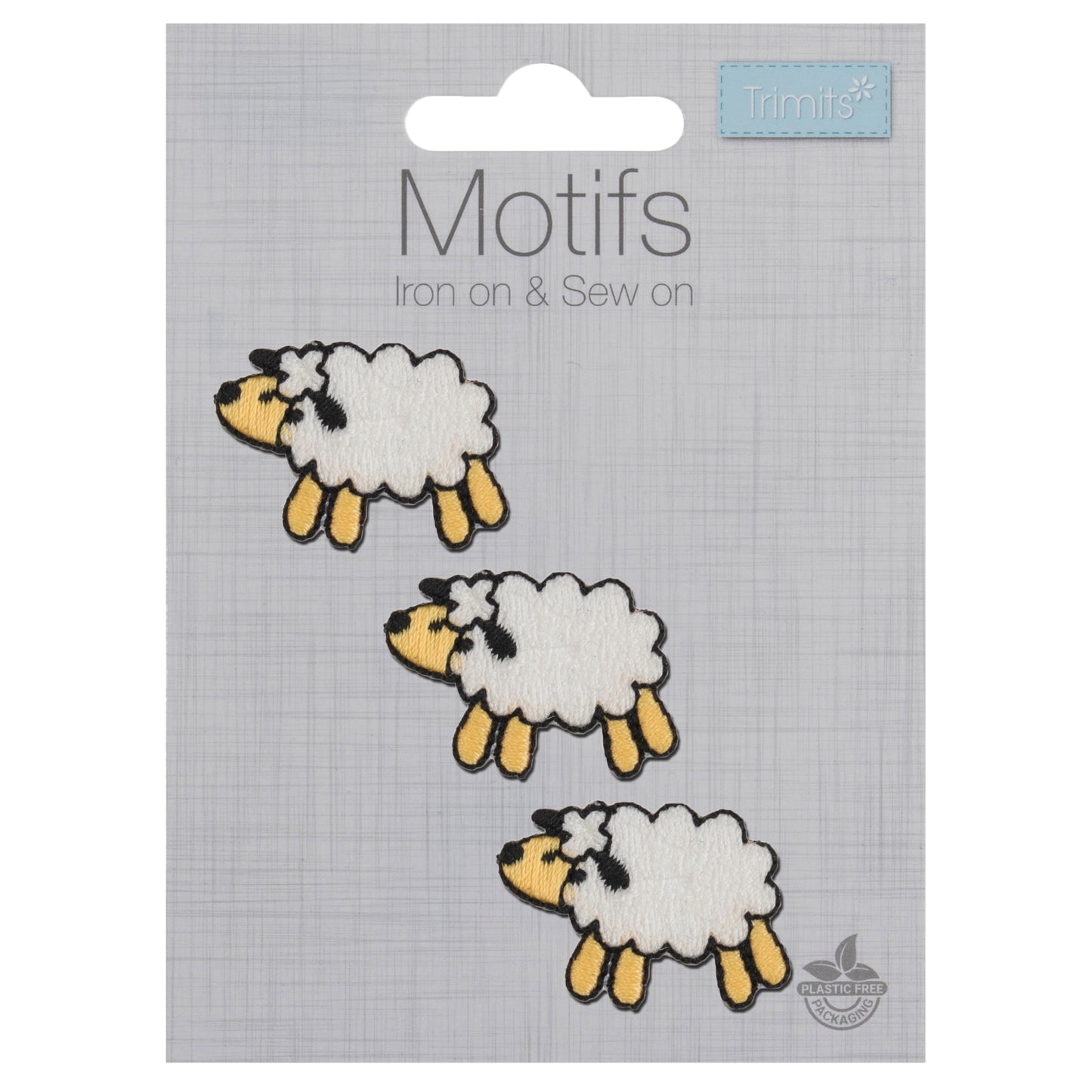 Trimits Sheep Trio Iron-on/Sew-on Motif