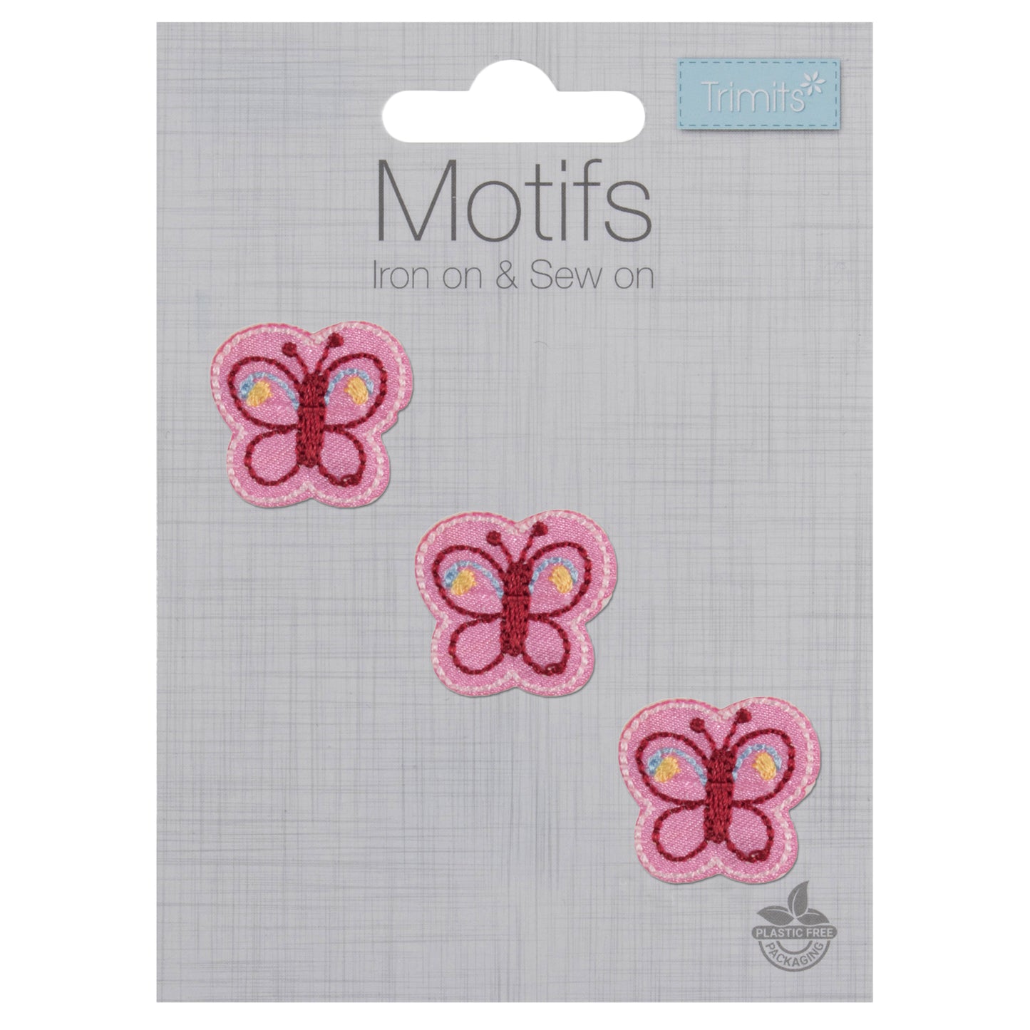 Trimits Butterfly Trio Iron-on/Sew-on Motif