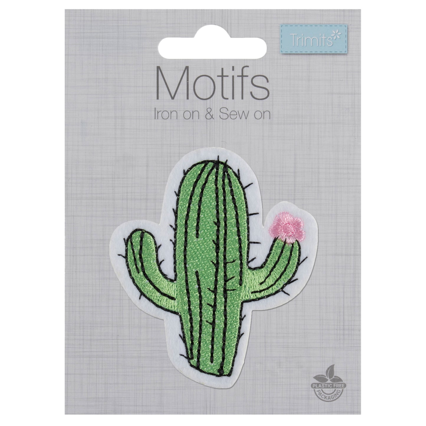 Trimits Cactus Iron-on/Sew-on Motif