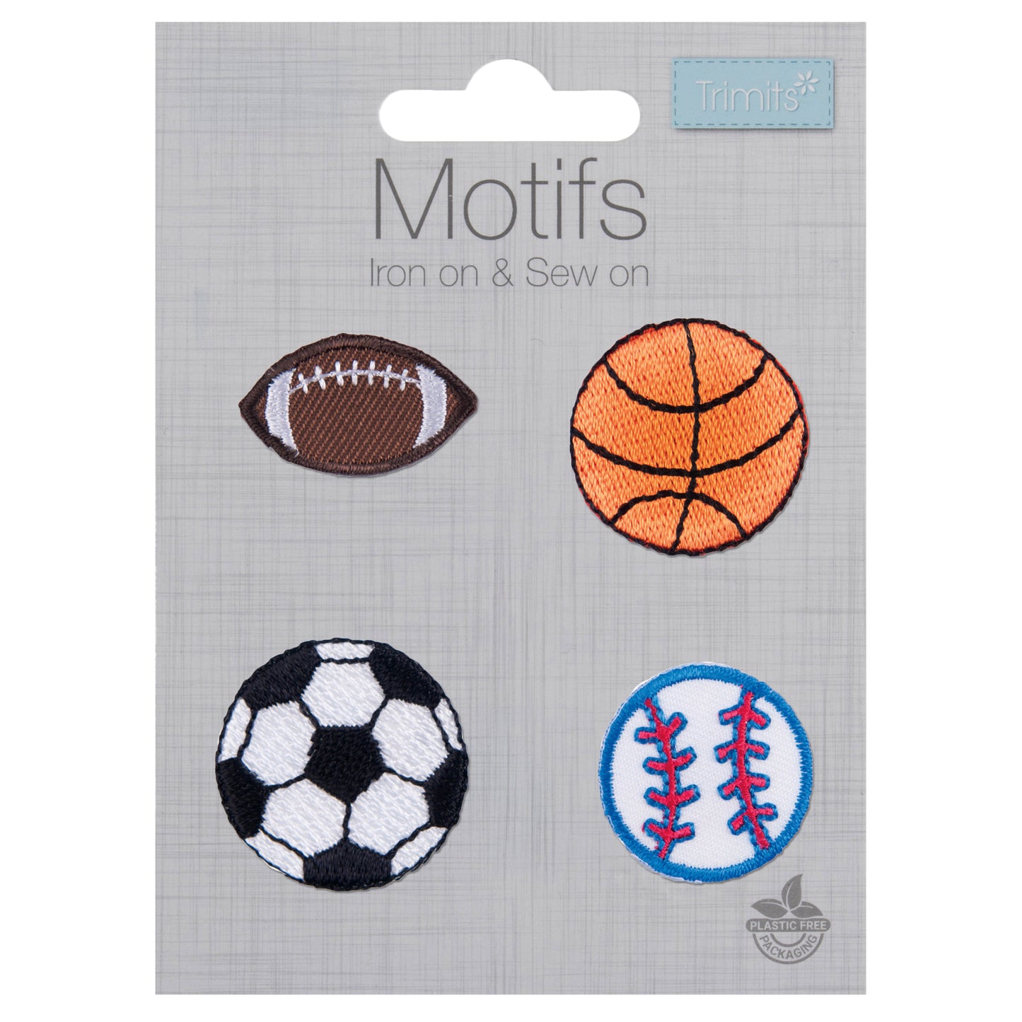 Trimits Sports Balls Iron-on/Sew-on Motif