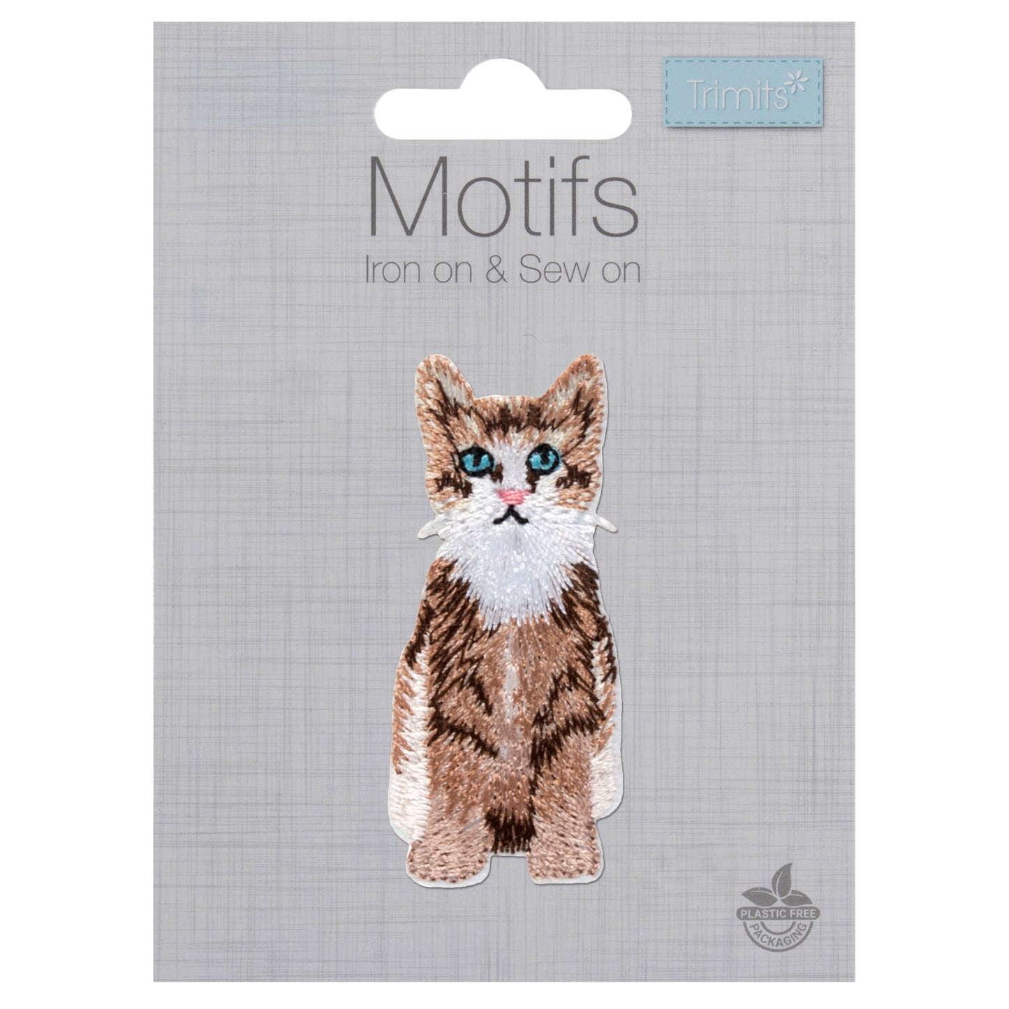 Trimits Tabby Cat Iron-on/Sew-on Motif