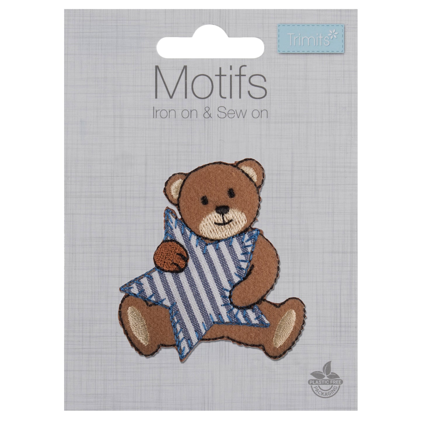 Trimits Star Bear Iron-on/Sew-on Motif