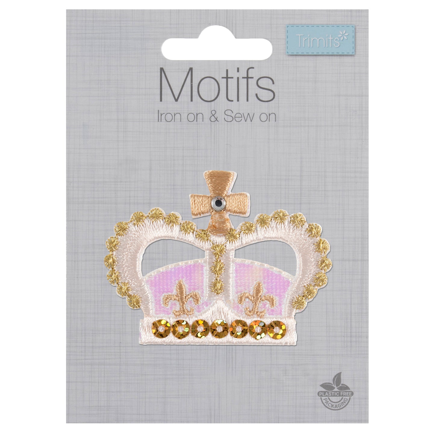 Trimits Crown Iron-on/Sew-on Motif