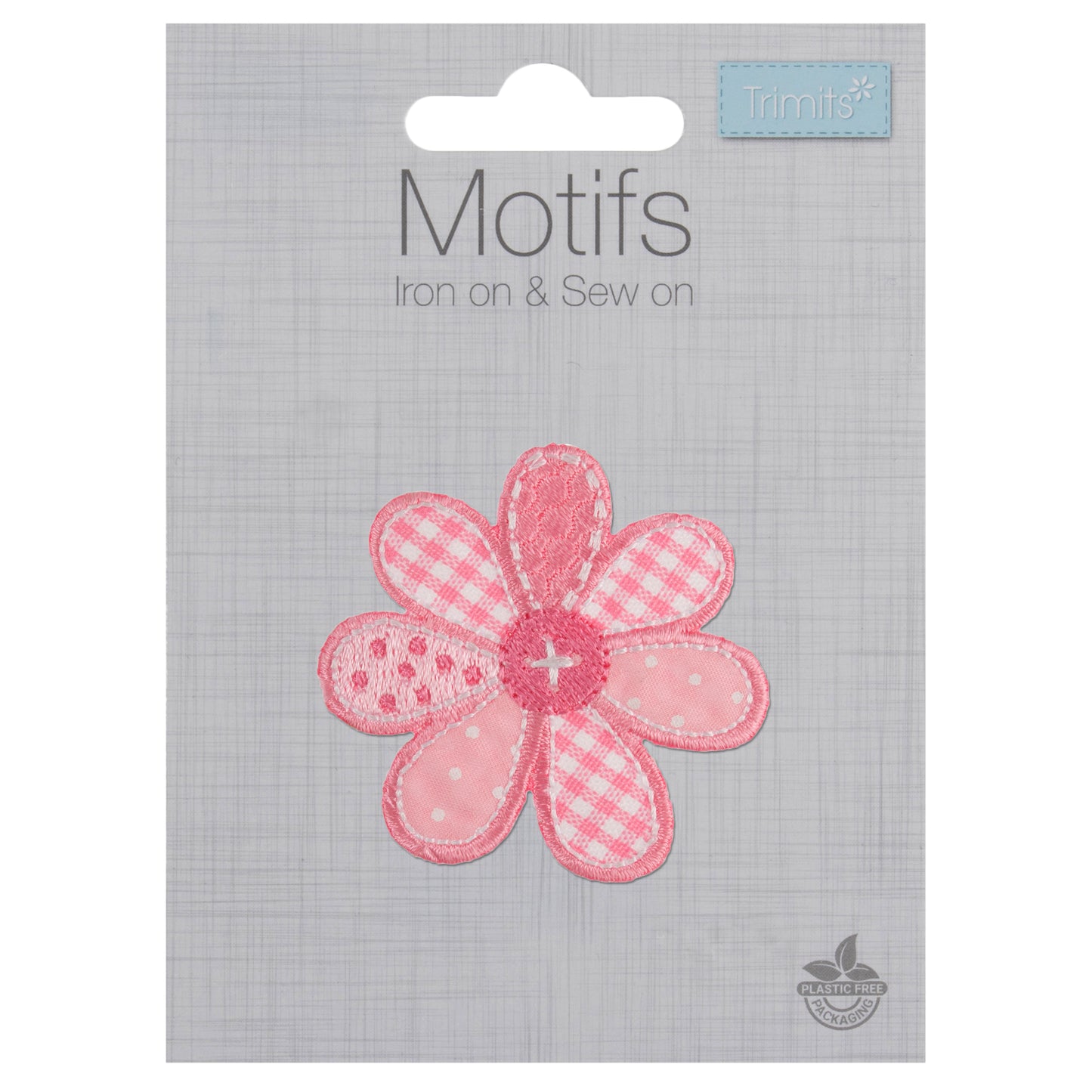 Trimits Patchwork Flower Iron-on/Sew-on Motif