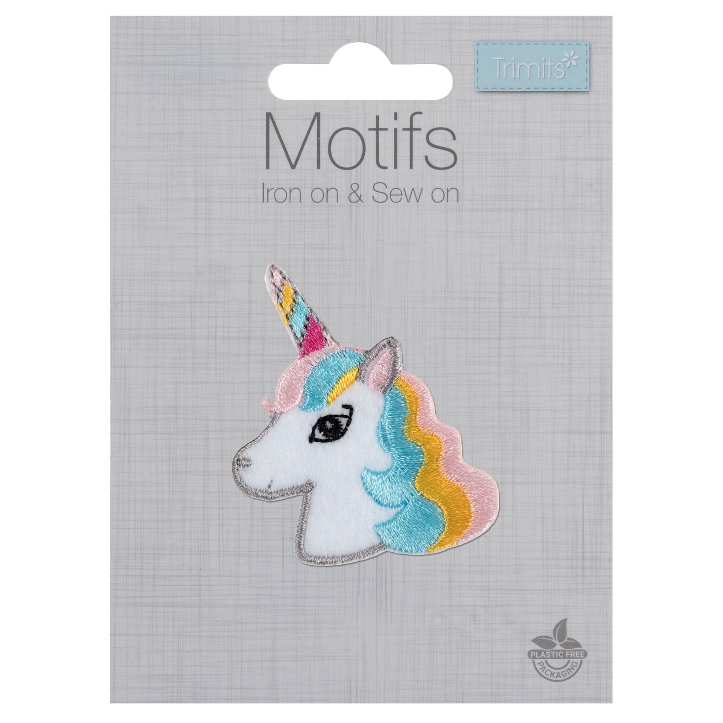 Trimits Pastel Unicorn Iron-on/Sew-on Motif