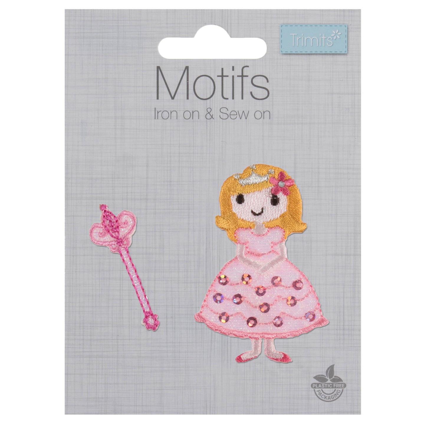 Trimits Princess and Wand Iron-on/Sew-on Motif