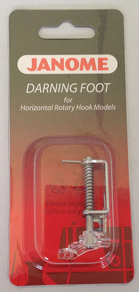 Janome Darning/Free Motion Embroidery Foot for Horizontal Rotary Hook/Cat B Models