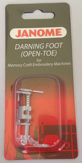 Janome Darning/Free Motion Embroidery Foot (Open-Toe) for Memory Craft Embroidery Machines Cat C
