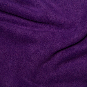 Plain Antipil Fleece: Purple