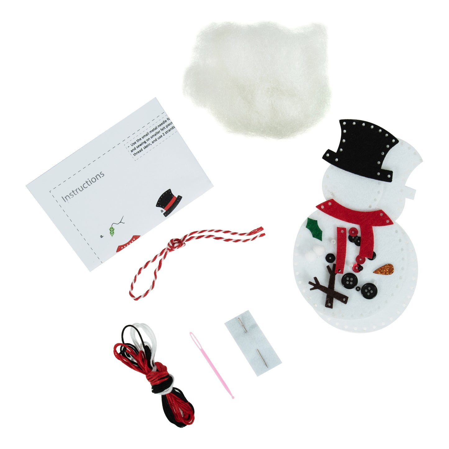 Trimits Make Your Own Snowman Felt Decoration Kit