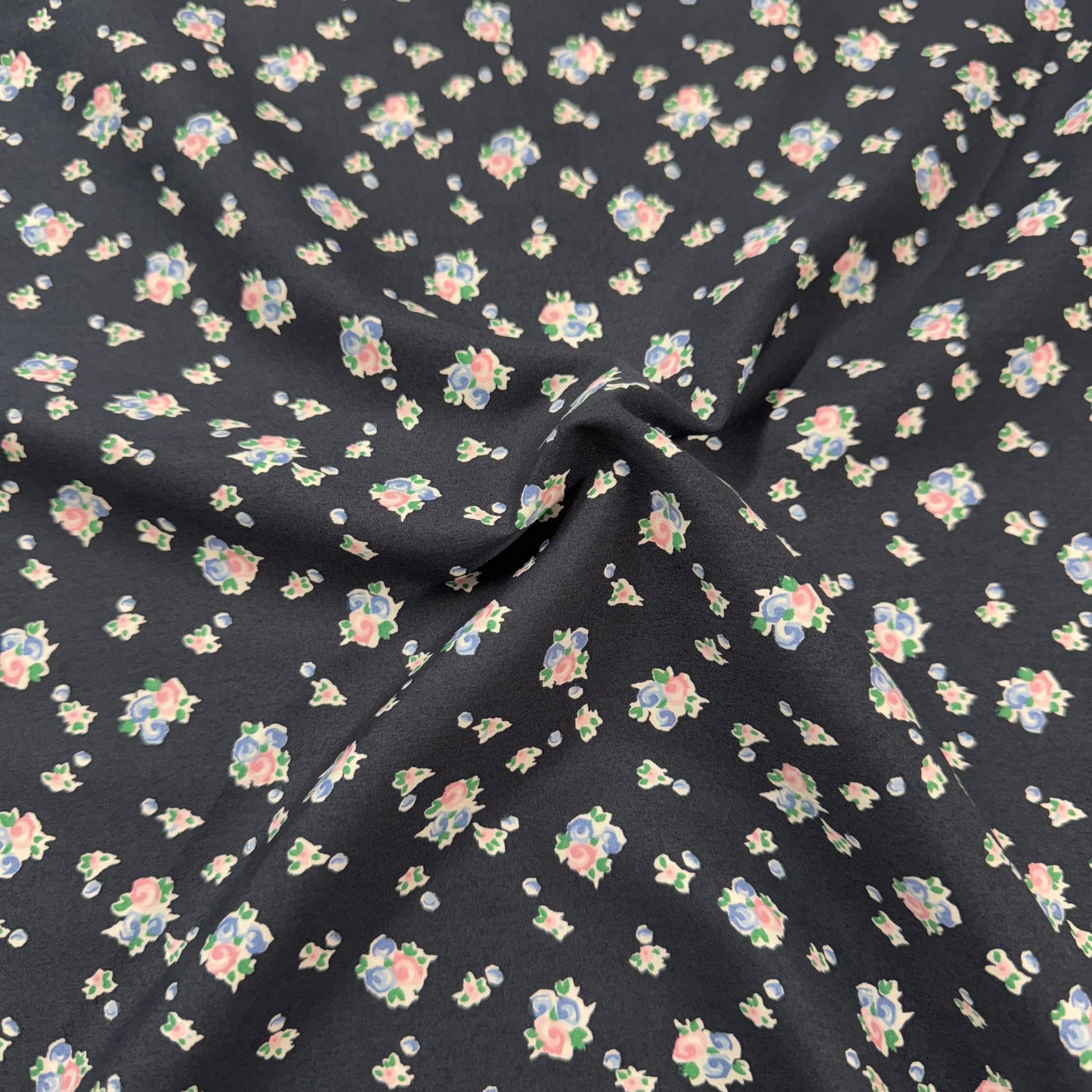 Floral Navy 100% Cotton Print