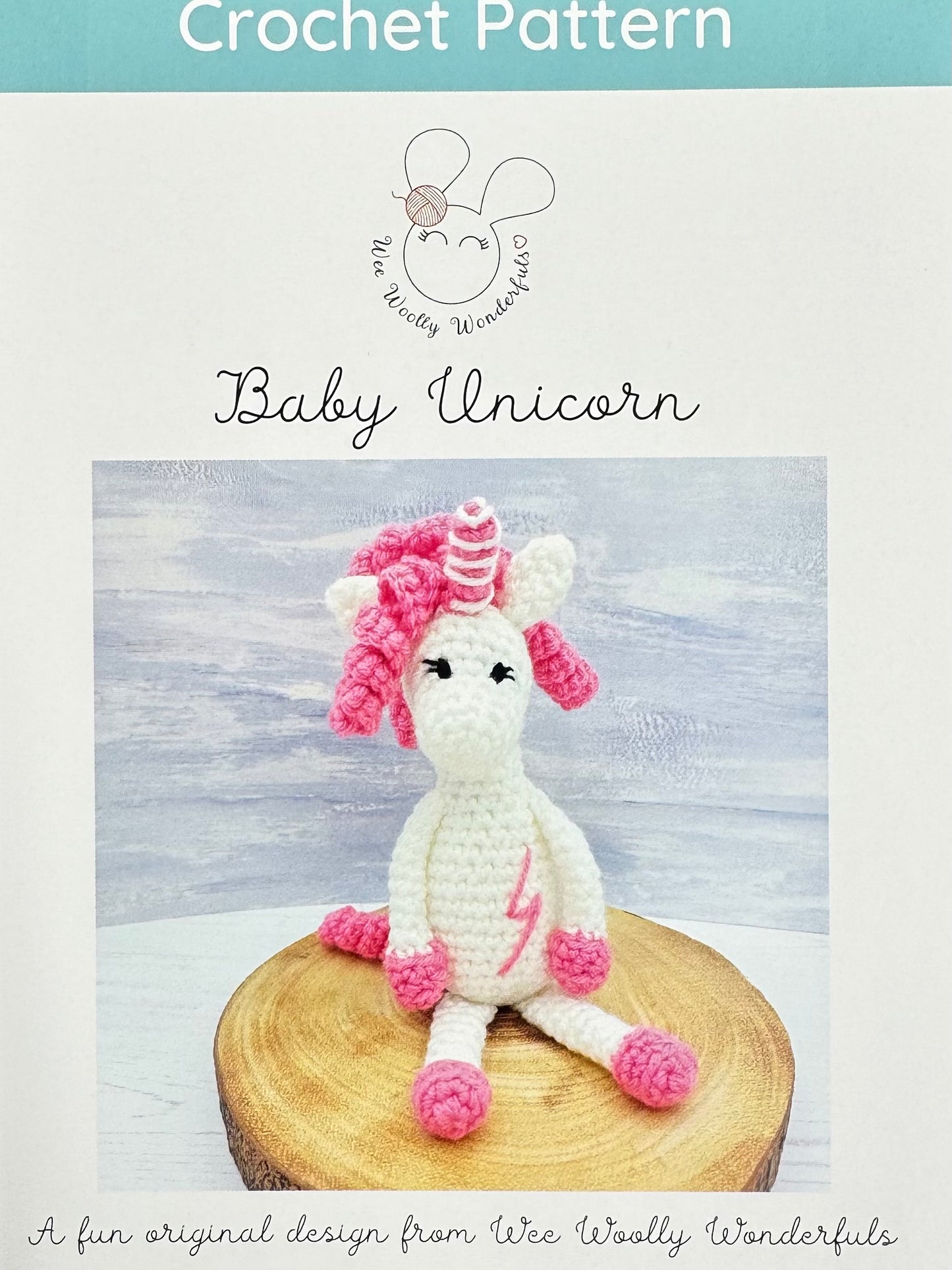 Baby Unicorn by Wee Woolly Wonderfuls