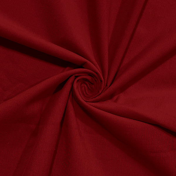Cotton Needlecord: Scarlet