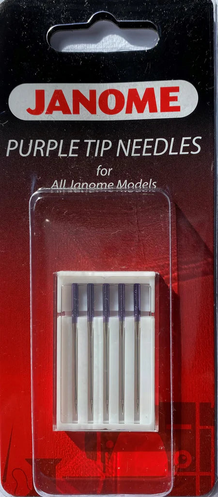 Janome Purple Tip Sewing Machine Needles 90/14 for All Janome Models