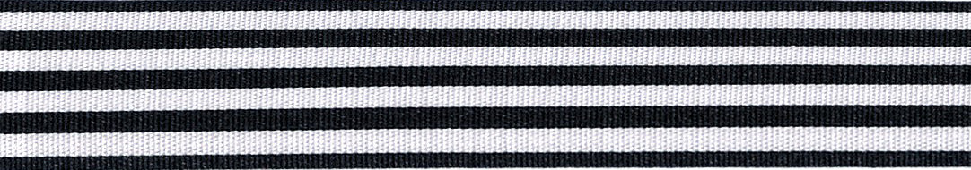 Woven Stripe Ribbon 16mm: Various Colours