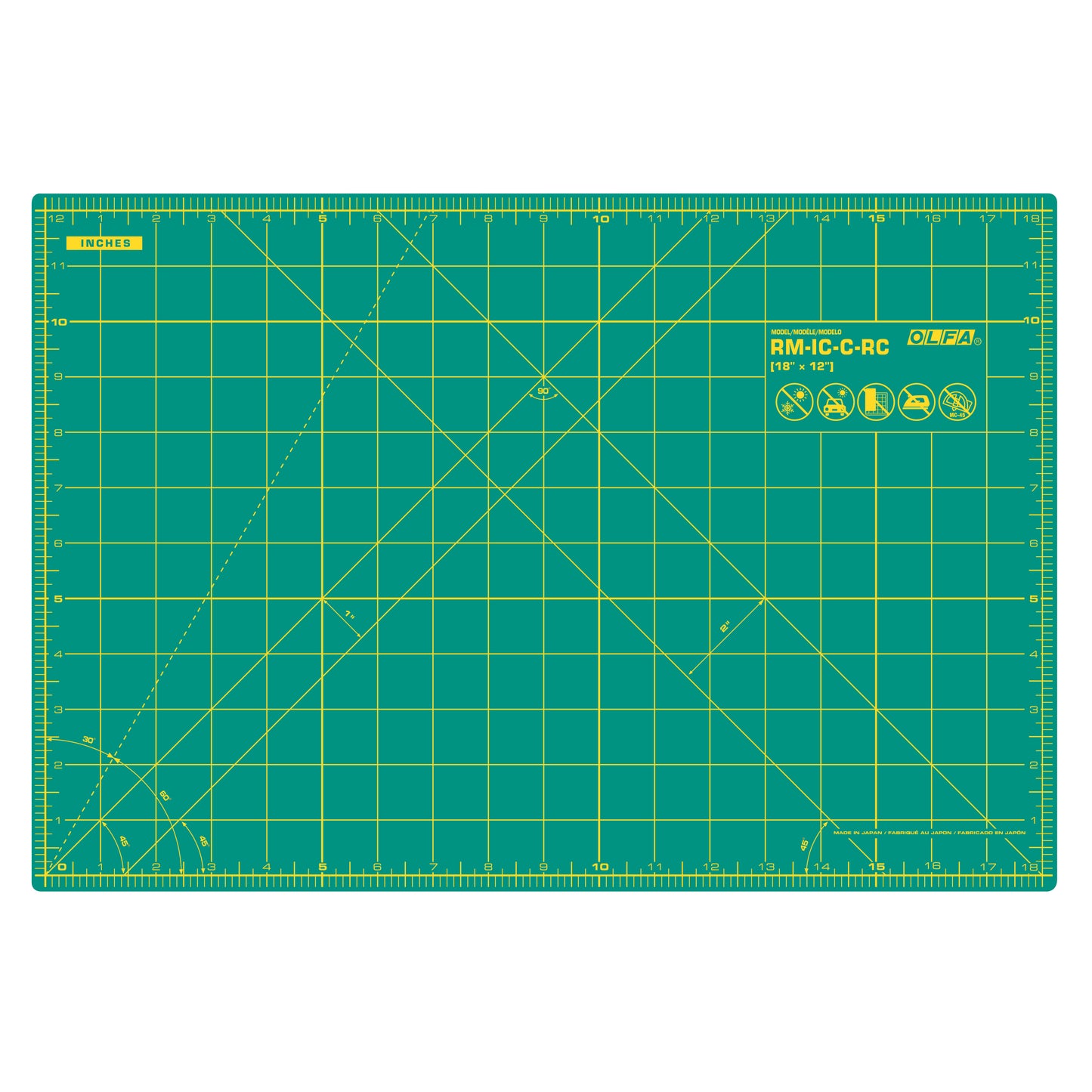 Olfa Self Healing Cutting Mat - Small (17in x 11in/42.5cm x 27.5cm)