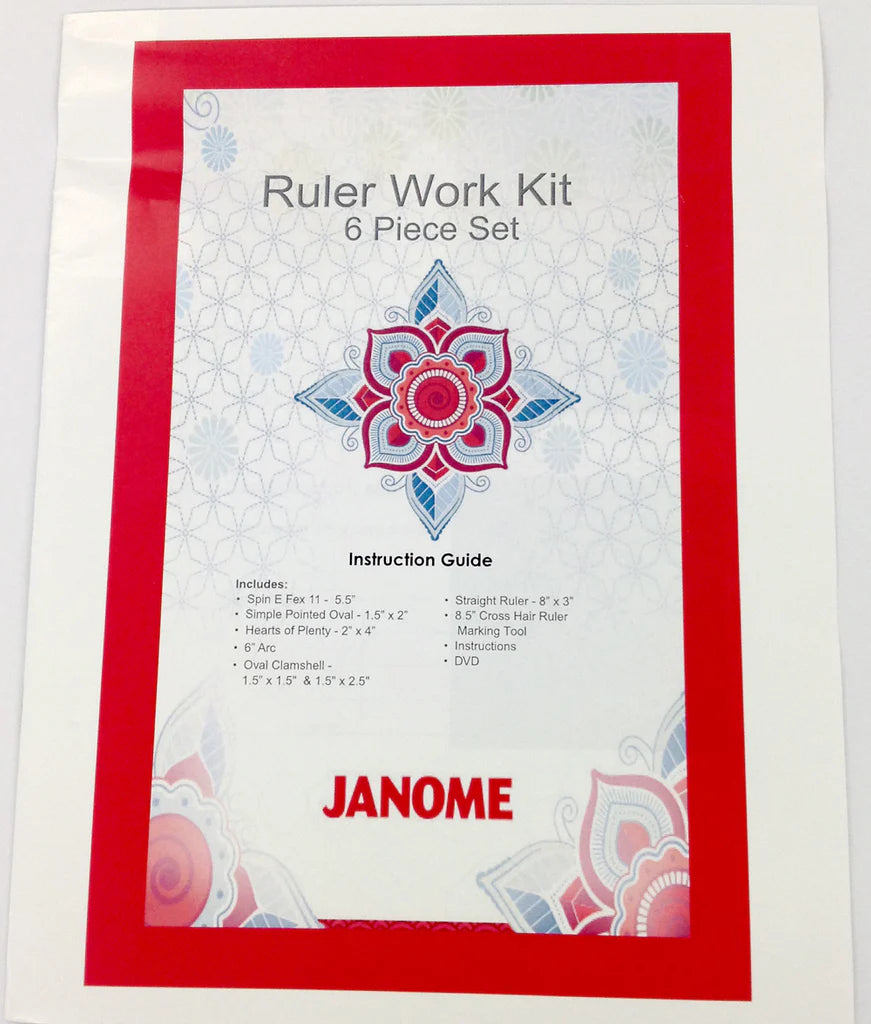 Janome Ruler Work Kit - 6 Piece Set