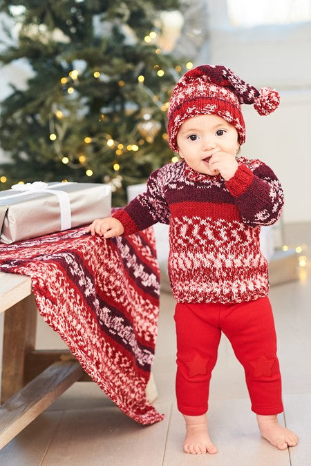 Sweater, Blanket and Hat in Stylecraft Easy Fair Isle Effect Aran 10077