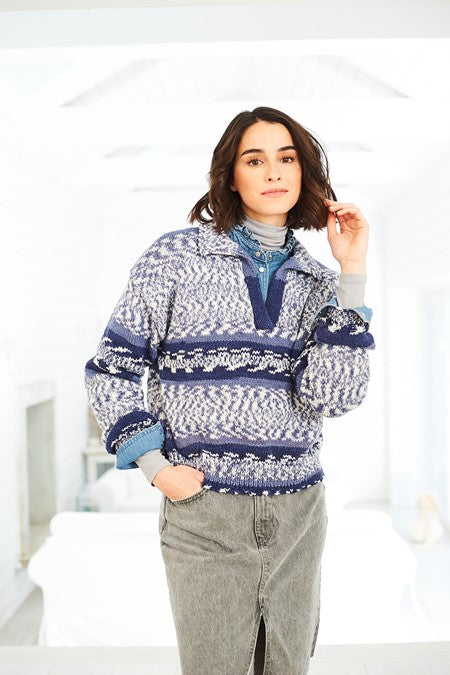 Sweaters in Stylecraft Easy Fair Isle Effect Aran 10073