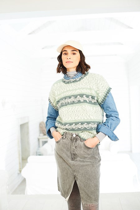 Tank Tops and Snood in Stylecraft Easy Fair Isle Effect Aran 10075