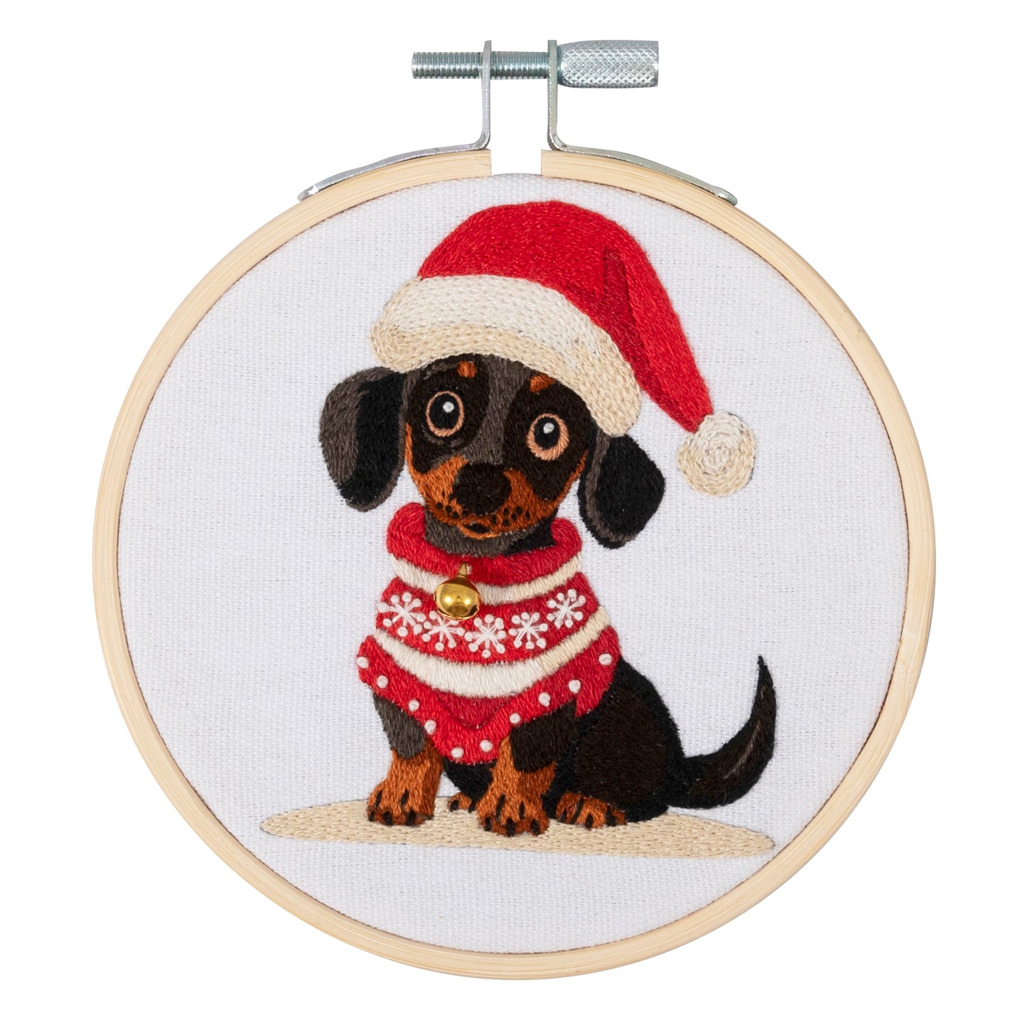 Trimits Embroidery Kit with Hoop: Woof