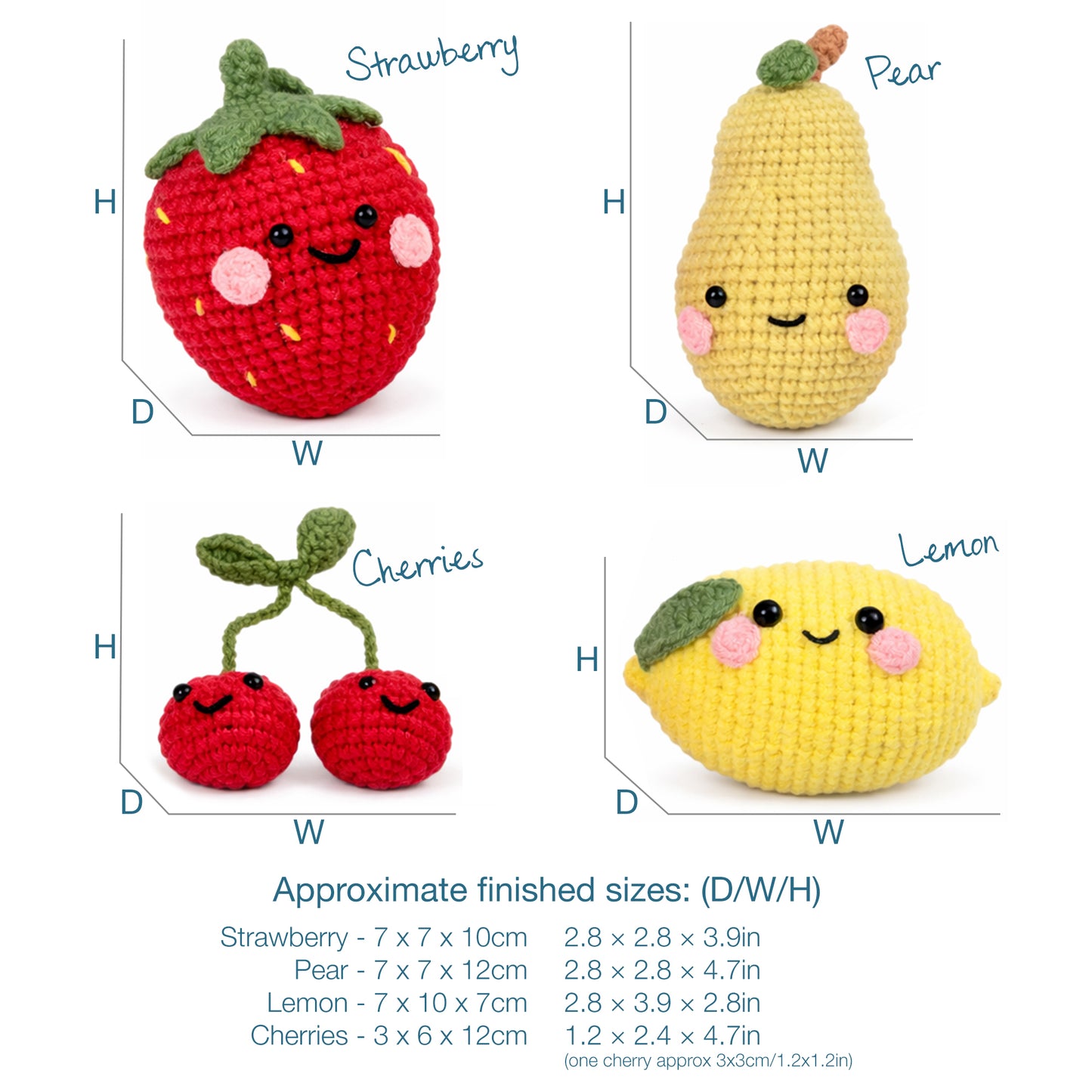 Trimits Amigurumi Crochet Kit: Fruit
