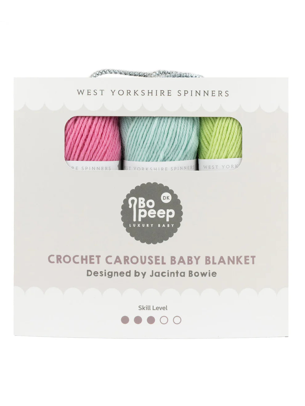 Carousel Crochet Baby Blanket Kit from West Yorkshire Spinners