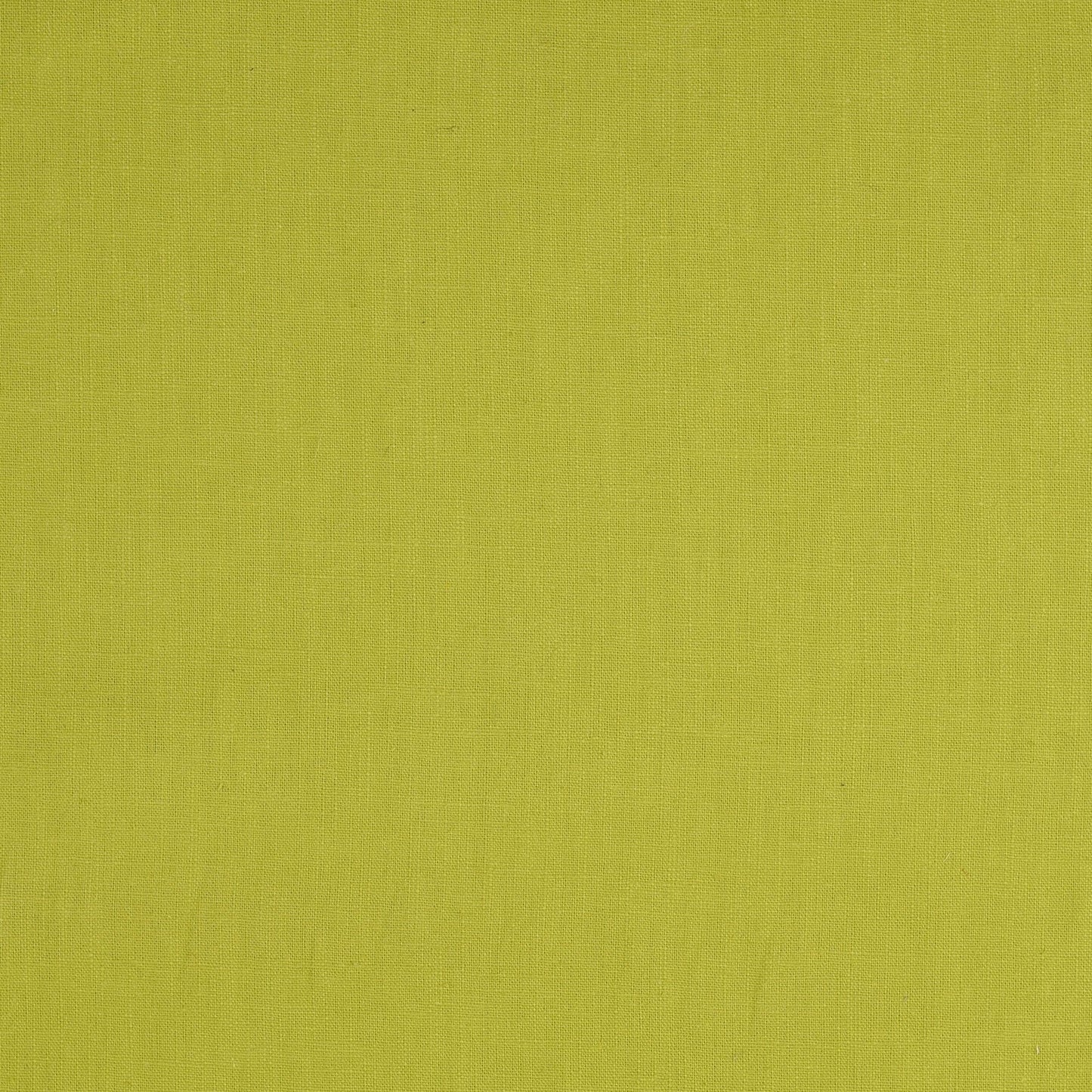 Washed Plain Linen: Chartreuse