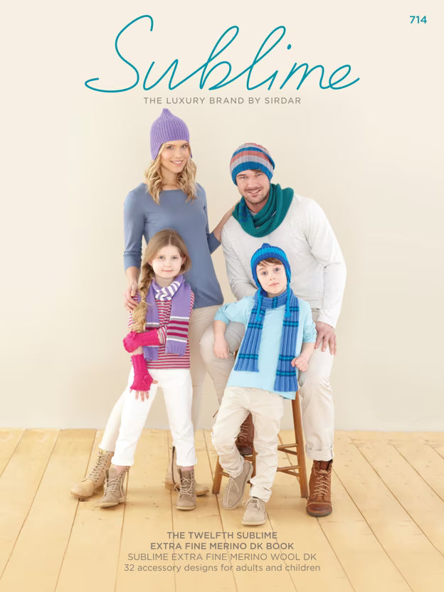 The Twelfth Sublime Extra Fine Merino DK Book, Sirdar (pattern book)